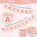 50th Birthday Decorations Women Balloons - 14 Pcs Rose Gold Birthday Number Foil Balloon Banner Hanging Swirls Vintage Poster For 50 Year Old Party Supplies
