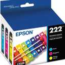 Epson 222 Claria Ink Standard Capacity Color Combo Pack (T222520-S) Works with Workforce WF-2960, Expression XP-5200