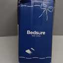 Bedsure Gentlesoft Sherpa Fleece Blanket Twin Size for Bed - Fluffy & Cozy Cable Jacquard Tufted for Women Gift, Thick and Warm Christmas Blanket for Winter, Orange, 60x80 Inches