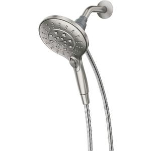 MOEN 26112SRN Engage Six-Function 5.5-Inch Removable Handheld Showerhead with Magnetic Docking System, No Size, Spot Resist Brushed Nickel
