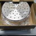 ROCKURWOK Ceramic Nonstick Sauce Pan, 3 QT Pot with Steamer, Non Toxic & PFAS-Free, Wooden Handle for Cool Touch, Universal Base(Gas, Electric & Induction), White