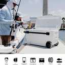 Igloo Maxcold Glide 110Qt Wheeled Cooler | Insulated Hard Shell Ice Chest
