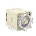 H3CR-A8 delay Timer Relay, knob Control Timer Relay 1.2S-300H 8 pin 100-240 V AC 100-125 V DC