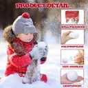 Fake Snowballs 50 Pcs,Snowballs for Kids Indoor,Snow Fight Balls,Soft Artificial Outdoor Snow Balls,Parent Child Throwing Game Christmas Decor Party Supplies,with 50pcs Christmas Stickers