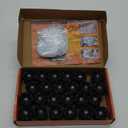24Pcs Halloween Decorations Indoor Candles Black Tea Lights: Led Flameless Tealight Battery Operated Table Decor with Spider Webs (No Timer & Remote)