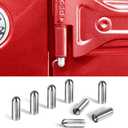 Savadicar Door Hinge Pin Guides Stainless Steel Hinges Bolts for 2007-2022 Jeep Wrangler JK JL & Gladiator JT 2/4-Door ( 8 Pcs )