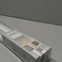 Persilux Cordless Zebra Blinds for Indoor Windows, Free-Stop Light Filtering Sheer Shades, Dual Layer for Day and Night, Roller Shades for Home (34.25" W X 47" H, White)