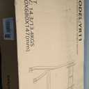 Smart Board Stand with Wheels, 55/65/75'' Interactive Whiteboard Stand, Height Adjustable Mobile Stand with 4 Lockable Rolling Wheels for Smartboard