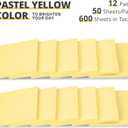 2 x Pop Up Sticky Notes, 12 Pads, 3x3 inches, Yellow Self-Stick Note Pads, Perfect for Office, Study, and Daily Life Organization - Yellow
