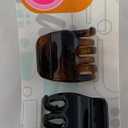 Scunci No-Slip Grip Chunky Jaw Clips | All Day Hold | 2-Pieces per Pack (1-Pack)