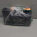 A-LUGEI & 5 Size Tool Box Organizer Tray Divider Set, Black Desk Drawer Organizer, Garage Organization and Storage Toolbox Accessories Rolling Tool Chest Cart Cabinet Work Bench Small Part