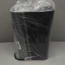 Cand 14 L Small Plastic Trash Can, Slim Swing Lid Trash Bins(Black)