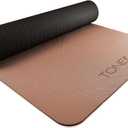 TONE Fitness Yoga Mat 1/4" Thick Non Slip Exercise & Pilates Mat for Home Workouts with Carrying Strap
