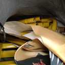 8.2FT x 8FT Backdrop Stand Heavy Duty with Base, Gold Portable Adjustable Pipe and Drape Backdrop Stand Kit, Over The Table Rod Stand with Clamps, Square Metal Arch Party Frame for Birthday Decor