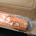 JEAREY 9FT Outdoor Patio Umbrella Outdoor Table Umbrellas with Push Button Tilt and Crank, Market Umbrella 8 Sturdy Ribs UV Protection Waterproof for Garden, Deck, Backyard, Pool (Sun Orange)