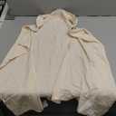 Blissful Diary Muslin Nursing Cover for Breastfeeding, Breathable Breastfeeding Cover up with Arch Neckline for Women, Nursing Apron (Cream)