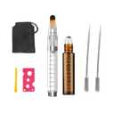 Minoxidil Applicator Brush Set, 7 in 1 Portable Minoxidil Applicator Kit For Hairline Eyebrown Beard Growth, Bottle Scalp Applicator Comb, Quick Hair Essential Oil Serum Applicator For Daily Use