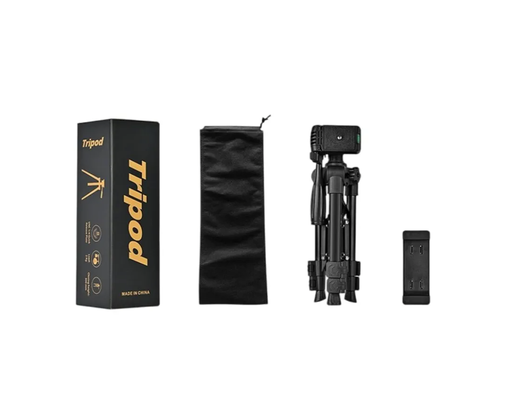Mobile Phone Shooting Stand Metal Tripod, Equipped with 3D Gimbal and Quick Release Board, Portable Anti Shake Camera Stand, Suitable for Live Streaming/Photography/Recording