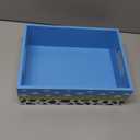 Cartoon Birthday Party Supplies Blue Sky White Clouds Theme Wooden Snack Tray Toy Party Baby Shower Supplies Reusable Snack Organizer with Handles for Decorations