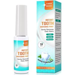 Tooth Whitening Paint - Instant White Teeth, Gentle & Safe Formula, Easy to Use & Portable, Long-Lasting Results for a Confident Smile