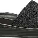 Donald Pliner womens Fifi SandalSlide Sandal (9.5, Black - Caviar Felt)
