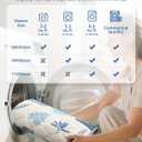 Baby Play Mat, 50x50 Thickened Playpen Mat, Non-Slip Baby Mat for Floor, Foldable Portable Playmat Suitable for babies learning to crawl and for travel