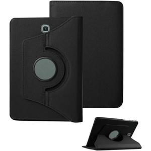 Tablet Cover for Samsung Galaxy Tab S2 8.0 SM-T710 T715 T713 T719(2015 Release),Ultra Slim Folio Stand Lightweight Leather Case for Samsung Galaxy Tab S2 8" T710 T715C (Ro-Black)
