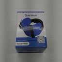 Travel Pillows for Airplanes, Airplane Pillow for Long Flight, Airplane Head Strap with Sleep Eye Mask, 360° Headrest for Car Road Trip, Stop Bobblehead, Red