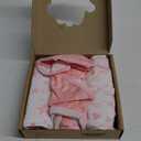 Bublo Baby Organic Preemie Swaddles 4-7 lbs - 3-Pack Premature Babies Swaddle Sleep Sack - Premature Infant Sleeping Sack - Easy Adjustable Baby Swaddle Blanket Wrap Boy Girl (Rose Pink)