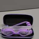Kids Swim Goggles Age 2-6, Toddler Goggles No Hair Pull,Child Goggles Padded HeadBand (1pk Kids - Purple)