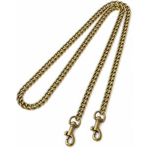 Bag Chain Strap for Handbag Replacement, Extender Chain Fits Coach LV Tory Burch Style Bags, Fixed Length Shoulder Straps(Style-S, 23 Inch)