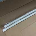 JAYE 2Pack Spring Tension Curtain Rod Load Adjustable Expandable Heavy Duty Steel White Length to 53-98", Suitable for Wardrobes, Bathrooms, Cabinets, Windows & Storage Cabine (WHITE)