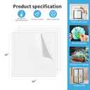 Art3d 5-Pack of 12×12" PET/Plexiglass Sheets, Transparent Clear Flexible Plastic Sheet Panels for Craft, Picture Frames, Sign Blank, DIY Display Project