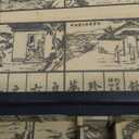 TOYANDONA Mahjong Box Only Mahjong Storage Box Wood Potable - Game Organizer with Handle Chinese Storage Case Game Tiles Empty Container