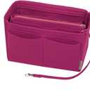 ZTUJO Purse Organizer Insert, Felt Bag Organizer with Metal Zipper, Handbag & Tote Shaper, For Speedy Neverfull Tote, 7 Sizes