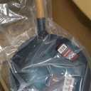 YOSUKATA 13.5" Pre-Seasoned Flat Bottom Blue Carbon Steel Wok for Stir Fry