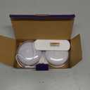 Rechargeable Shower Light No Wiring - 15 Color Changing Mood Light for Shower Bathroom Closet Bedroom Livingroom, 2 Pack