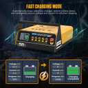 AUTOOL EM355 Programming Power Supply 12V,ECU Programming Stable Voltage Power Supply 10.8–16V,Fast Smart Battery Charger with Pulse Repair,AGM Gel EFB Lead-Acid Battery Charger for Automotive