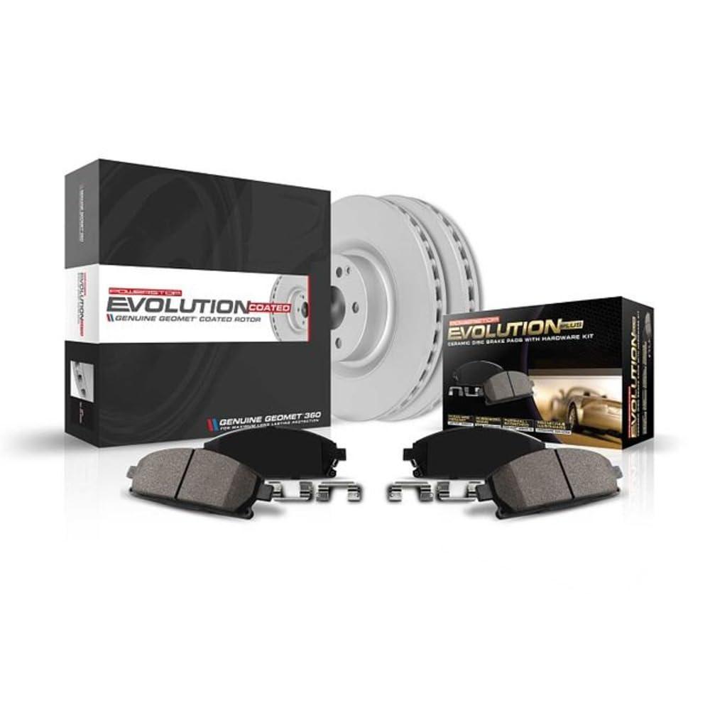 PowerStop Z17 Brake Pad & Fully Coated Rotor Kit Rear CRK7721
