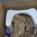 Squatty Potty Simple Curve Bathroom Toilet Stool 7" White