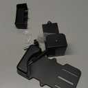 COOLWUFAN Anti-Theft Video Doorbell Mount, Adjustable Height(3.7-5.1), Compatible with Most Brand Video Doorbell, No-Drill Mounting Bracket for Most Brand Video Bell (Black)