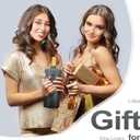 Bottle Chiller with Handle | Portable Rapid Cooling Champagne Insulator | Stainless Steel Cooler Sleeve | Ideal Gift for Lover | | Perfect for Dinner Parties & Outdoor Picnics