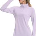 FKEEP Women's Sun Shirts Long Sleeve Athletic Jackets UPF 50+ Top with Thumb Holes Quick Dry for Golf Tennis Hiking (XS)