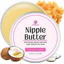 Nipple Soothing Balm for Nursing Dogs & Cats  Lick-Safe, Lanolin-Free, All-Natural Nipple Butter  Soothes Chapped & Cracked Skin  Coconut Oil, Shea Butter, Vitamin E, 2.11 oz