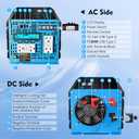 GIANDEL 4000 Watt 24 V Pure Sine Wave Power Inverter 7000Watt Surge,UL458 Listed GFCI Outlets,Inverter 24V DC to 120V AC,FCC Approved,Remote with Battery Level for RVs Campers Off Grid Solar Setup