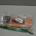 Prime-Line C 1018 3-15/16 In. Hole Center, Gray Diecast, Sliding Patio Door Handle with Wood Handle (Single Pack) (Aluminum)