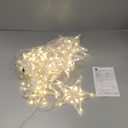 12 Stars 138 LED Fairy Tale Lights Star String Lights Star Curtain Lights with Timer 8 Mode Memory Function, Hangable, Suitable for Christmas, Wedding, Party, Home Decoration, Warm White