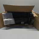 HOUSE DAY Black Wooden Hangers 30 Pack, Solid Wood Hanger with Non Slip Pant Bar, Heavy Duty Wooden Coat Hanger for Closet, Smooth Finish Wood Clothes Hangers for Shirts, Suits Jackets, Dress