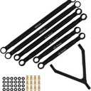 RC Special Pull Rod kit Linkage Tie Rod Link Compatible with Axial SCX24 AXI90081 AXIO0004 1/24 RC Crawler Car Truck