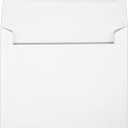 LUXPaper Square Invitation Envelopes | Peel & Press | 6" x 6" | Bright White | 80lb. Text | 250 Qty